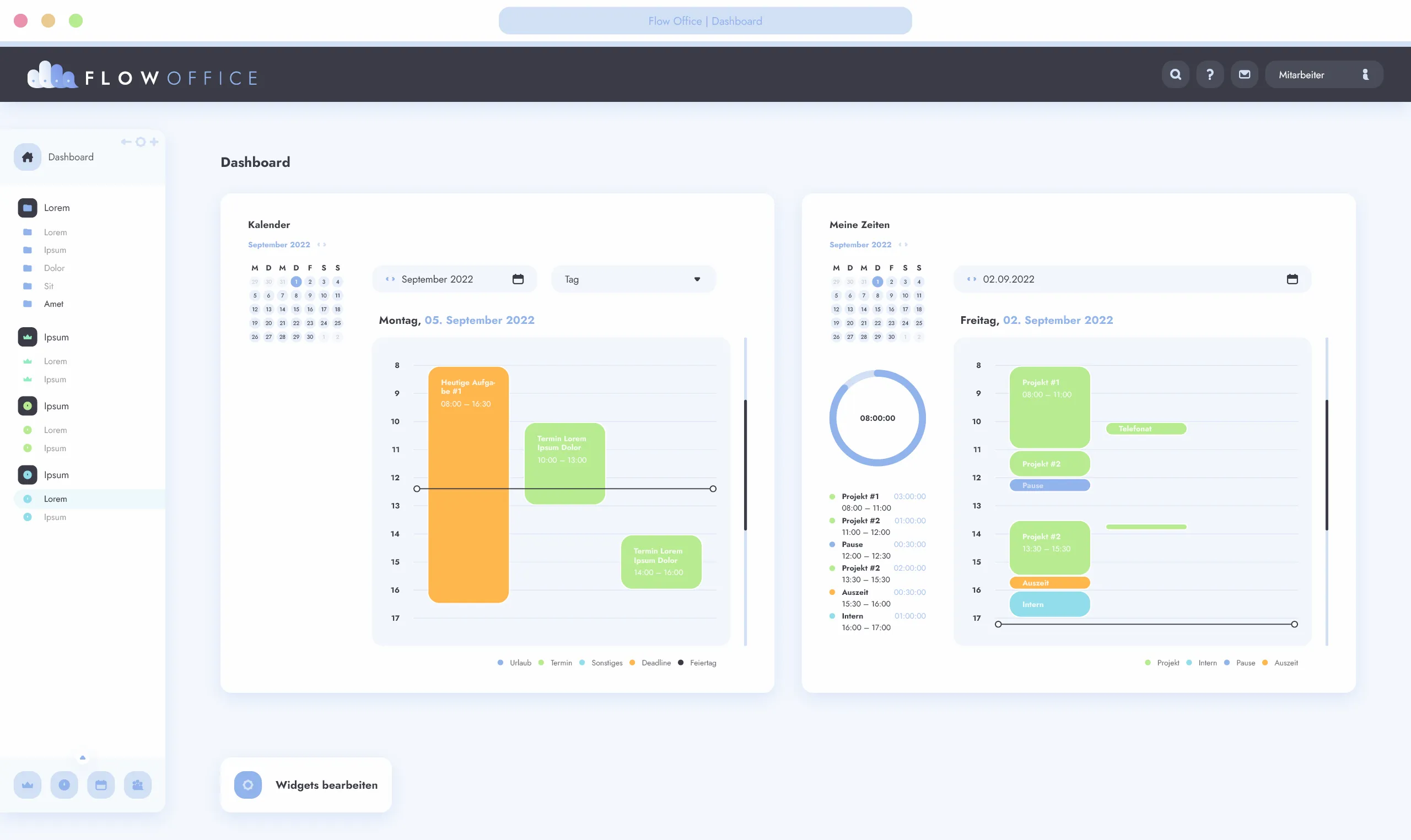 Flow Office Dashboard