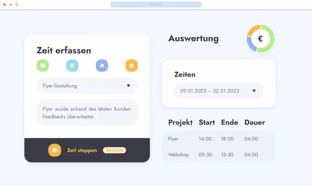 Flow Office: Arbeitszeiten Deines Teams prüfen