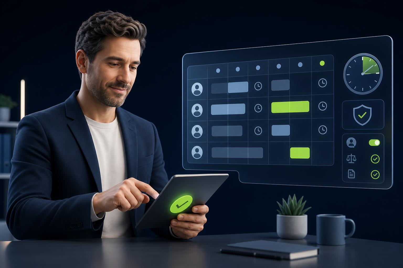 Digitale Arbeitszeiterfassung am Tablet – elektronische Zeiterfassung nach der ArbZG-Reform 2026